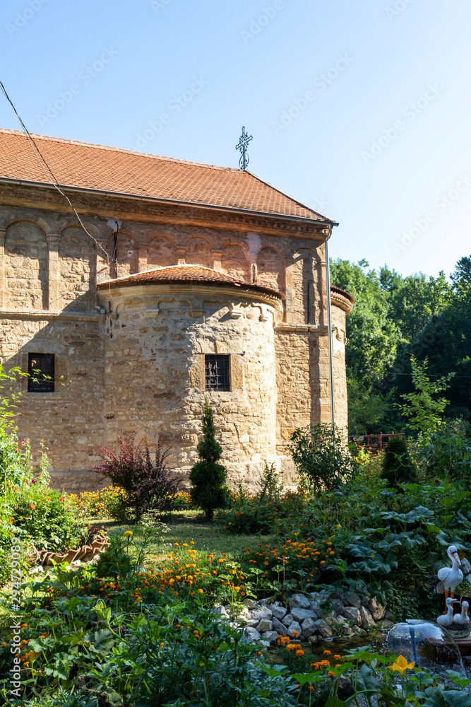 Medieval Zaova Monastery near village of Veliko Selo, Serbia