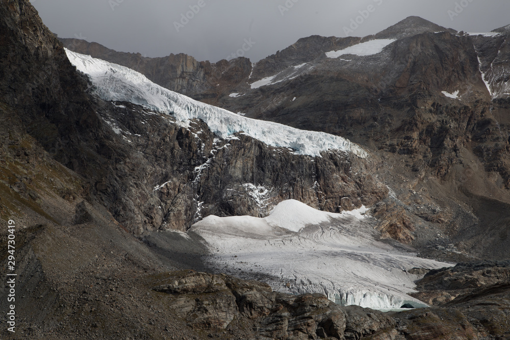The Fellaria glacier in Valmalenco