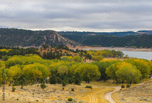 autumn landscape in the mountains