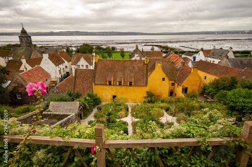 Garden in back of Culross Palace, Scotland