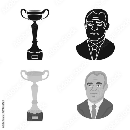 Vector design of checkmate and thin logo. Collection of checkmate and target stock symbol for web.