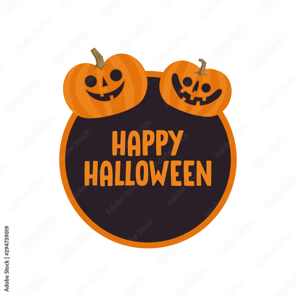 Happy halloween pumpkin design Happy halloween pumpkin design