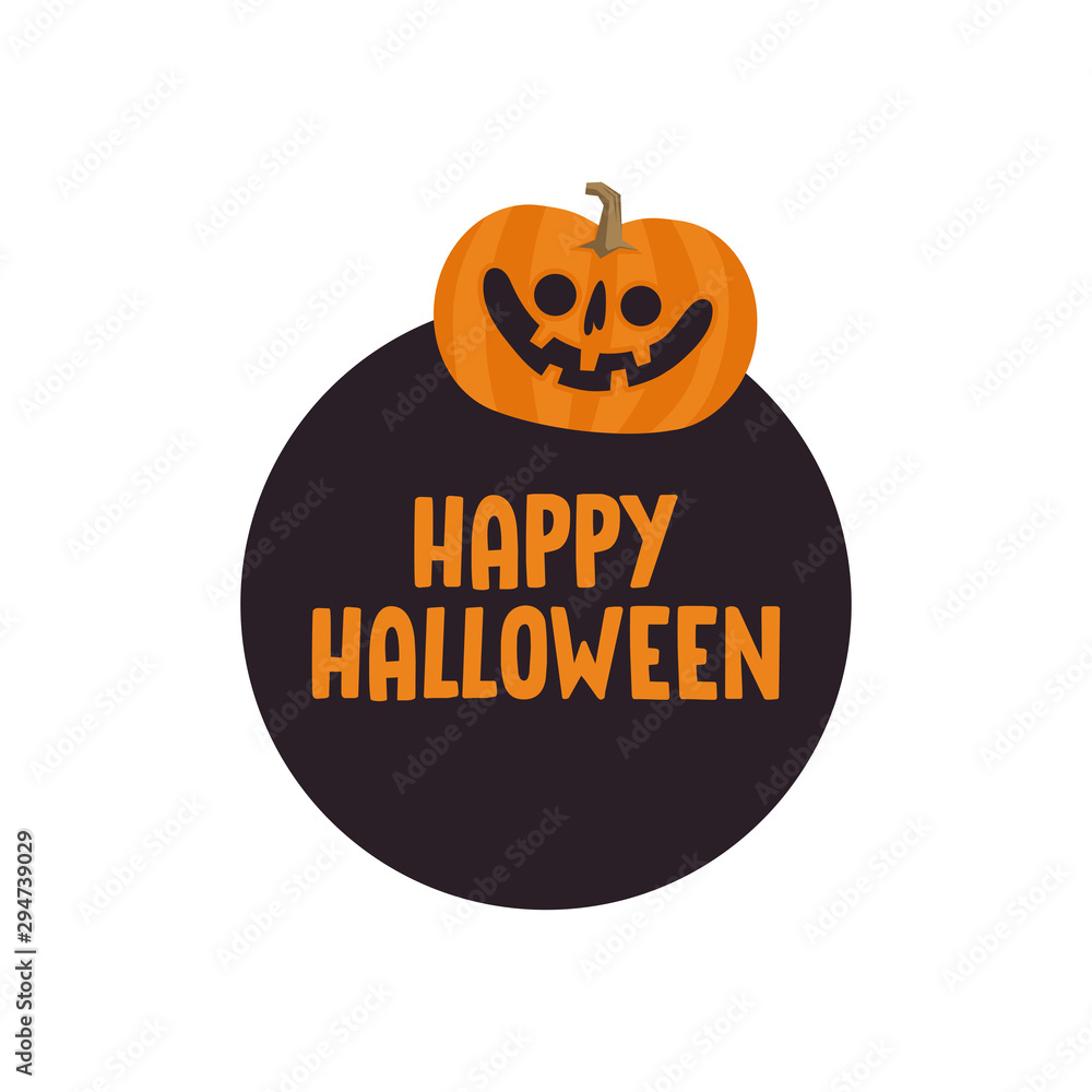 Happy halloween pumpkin design Happy halloween pumpkin design