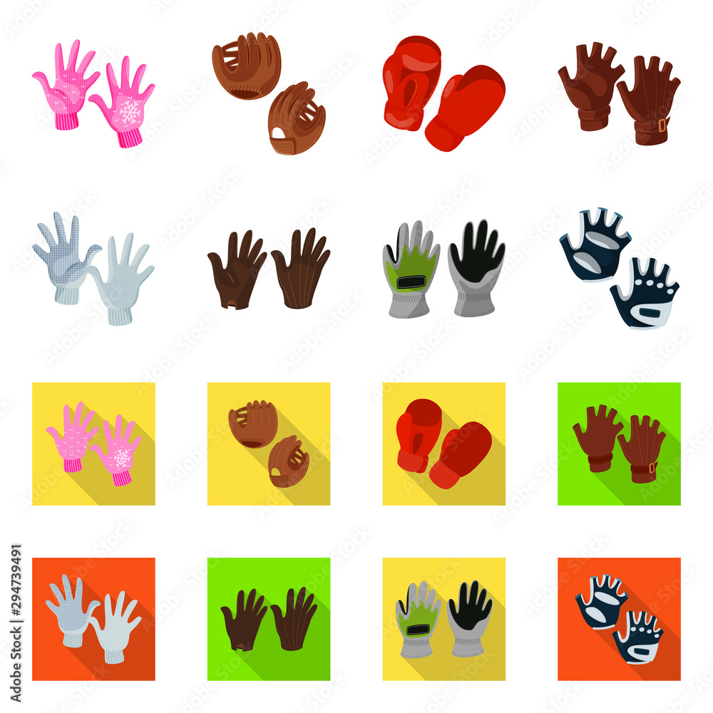 Fototapeta premium Isolated object of silhouette and safety symbol. Collection of silhouette and comfort stock symbol for web.