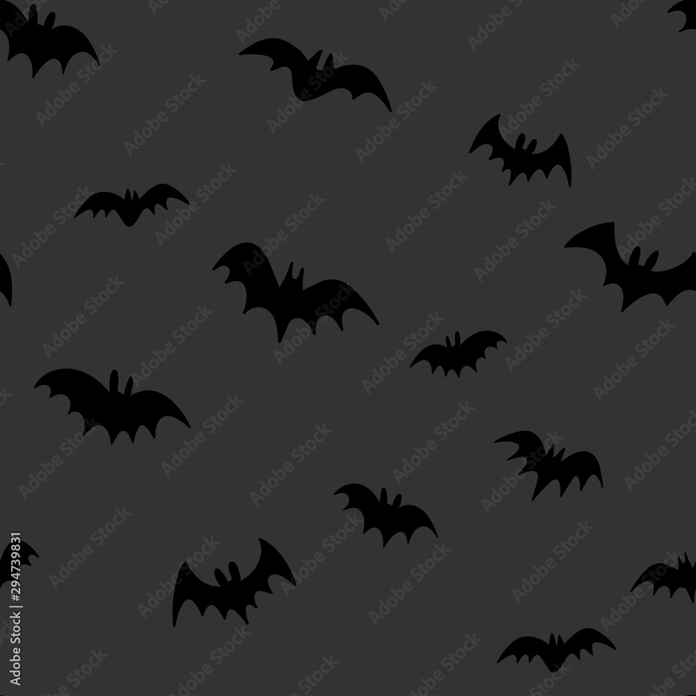 Halloween bats seamless pattern. Texture background of bat vector illustrations. Halloween bats seamless pattern. Texture background of bat vector illustrations.