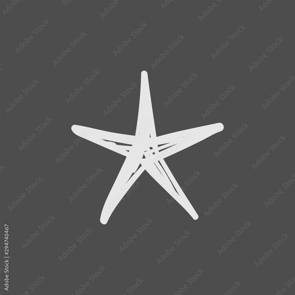Star doodle icon. Hand drawn grungy illustration. Star doodle icon. Hand drawn grungy illustration.