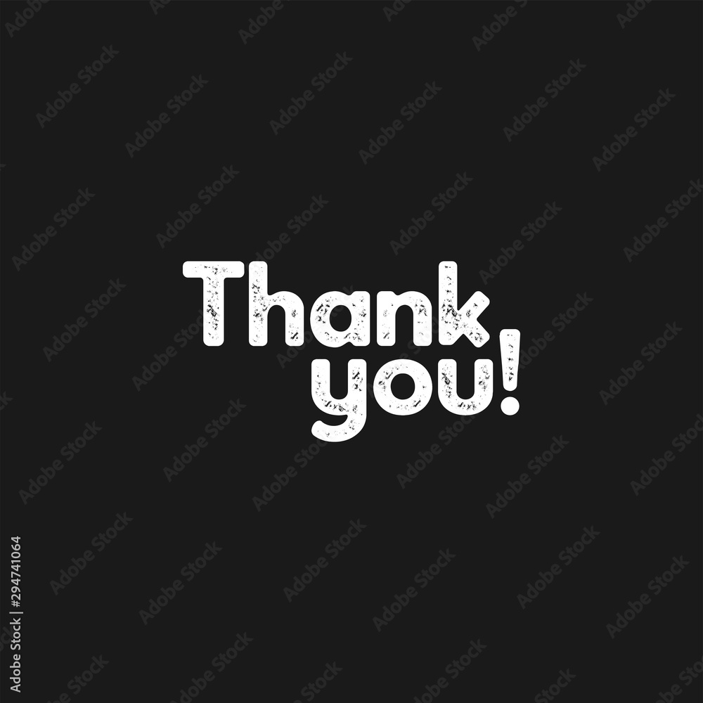 Thank you text sign Thank you text sign