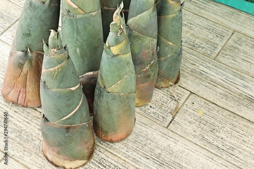 bamboo shoot at the market