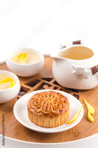 Chinese traditional food - moon cake