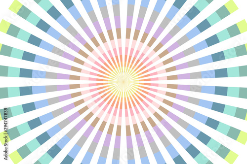 Multi colored rays abstract background, can use for test the resolution and focus of cameras and photo or cinema lens.