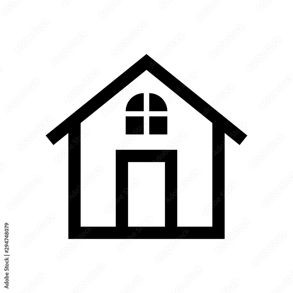 House home icon vector symbol illustration EPS 10 House home icon vector symbol illustration EPS 10