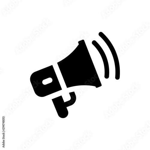 Loudspeaker Icon Isolated On white background