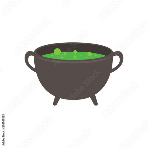 halloween cauldron of witch design