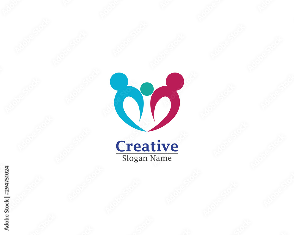 Community, network people care icon template Community, network people care icon template