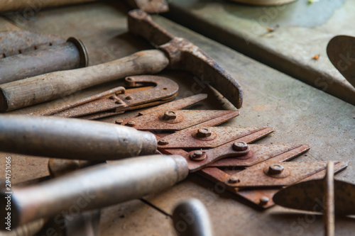 Old hand tools to use when gardening
