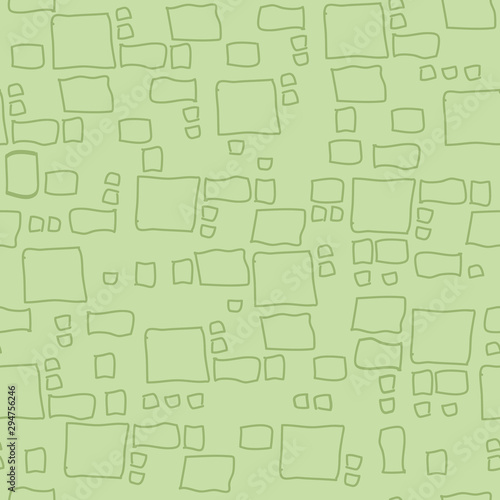 Modern hand drawn squares and rectangles background. seamless vector pattern, textile design. surface pattern