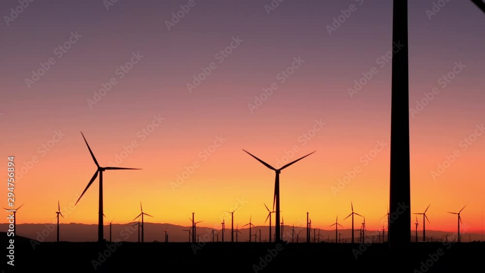 Wind turbines in Southern California near Palm Springs. Shot shortly before the sun came up. Wind turbines in Southern California near Palm Springs. Shot shortly before the sun came up.