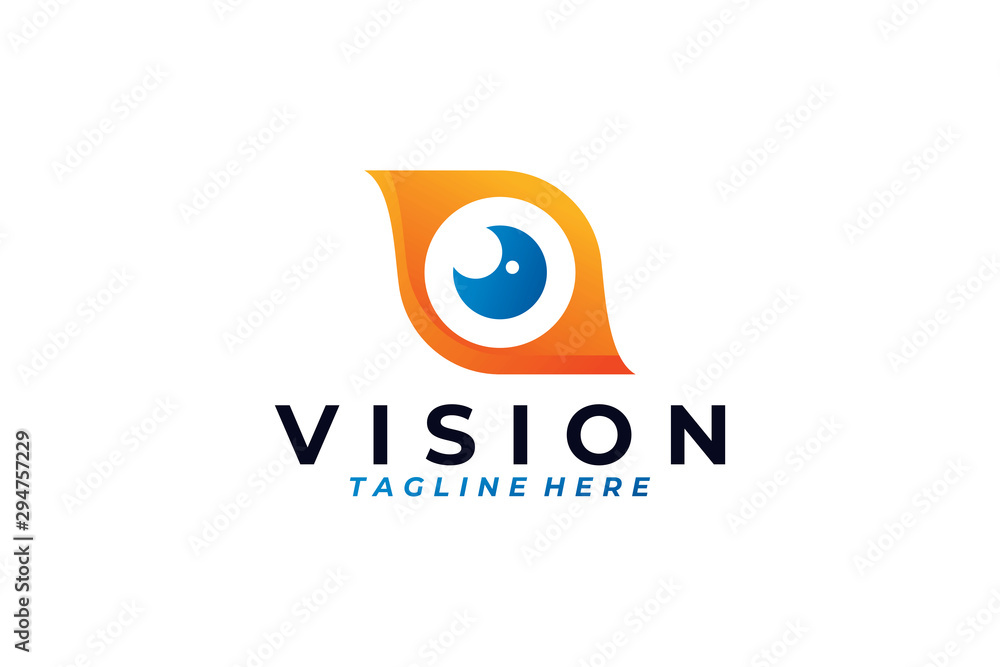 vision logo icon vector isolated vision logo icon vector isolated