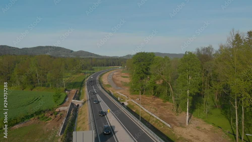 country road in a rural landscape (aerial) country road in a rural landscape (aerial)