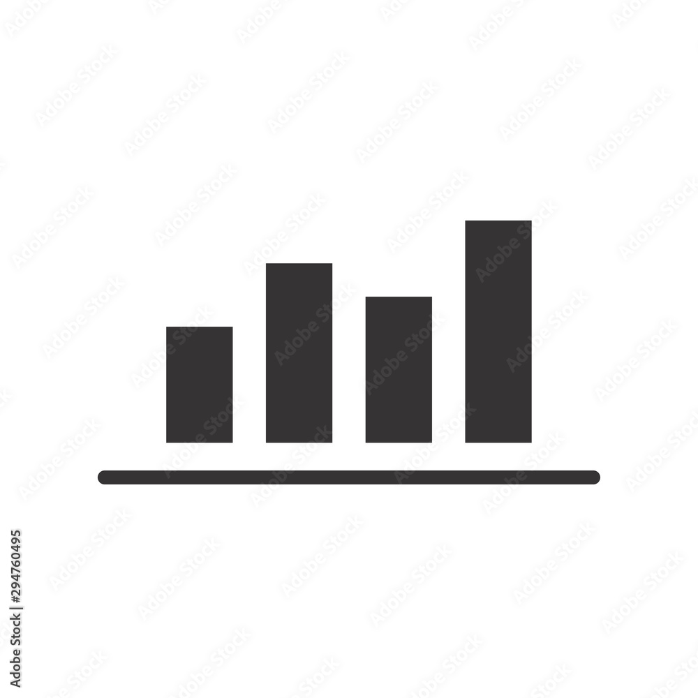 Stats, Graphic, Chart Diagram Icon Vector Stats, Graphic, Chart Diagram Icon Vector