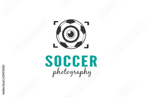 Sport photography logo template
