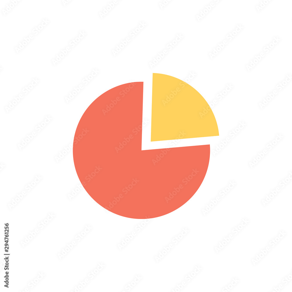 Pie Chart Icon Vector Illustration Pie Chart Icon Vector Illustration
