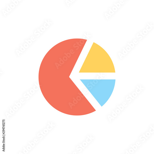 Pie Chart Icon Vector Illustration Free Download Pie Chart Icon Vector Illustration - GFXLoad