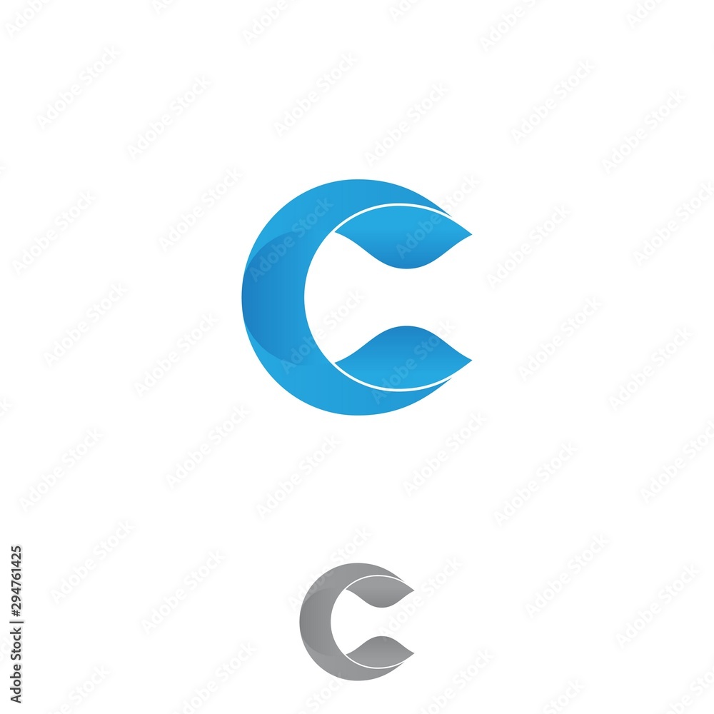Technology design letter C icon vector for mobile APP Technology design letter C icon vector for mobile APP
