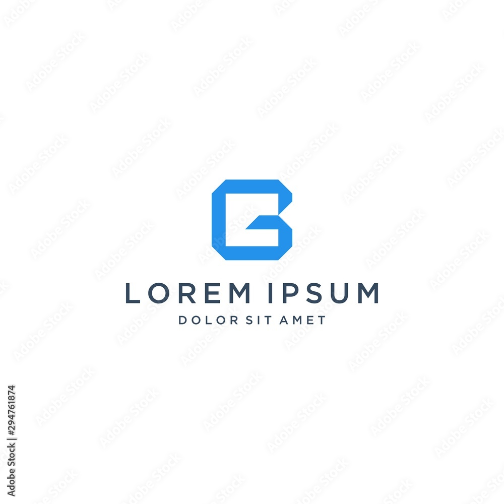 modern design logo or monogram or initials letter G modern design logo or monogram or initials letter G