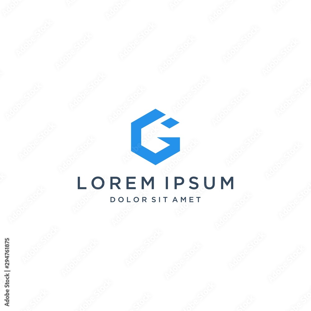 modern design logo or monogram or initials letter G modern design logo or monogram or initials letter G