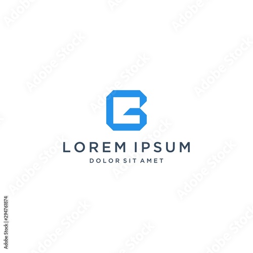 Free Download modern design logo or monogram or initials letter G - GFXLoad