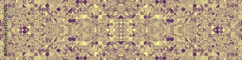 Abstract Symbols Pattern Generative Art background illustration
