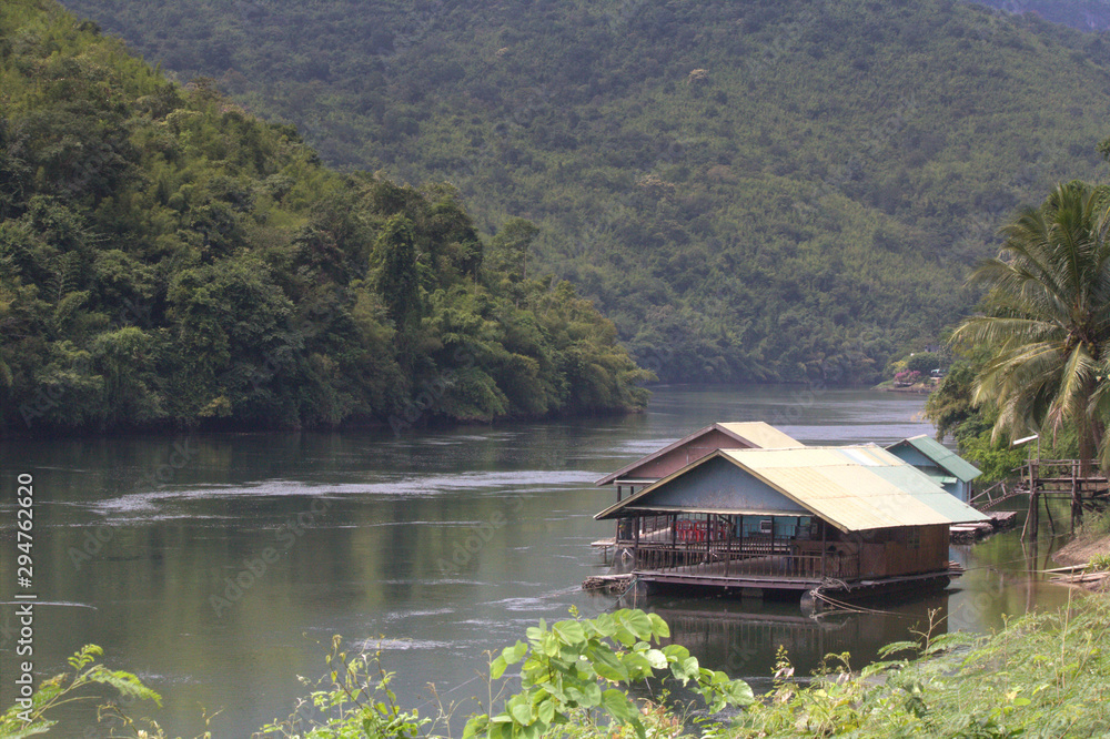 Obraz premium Sky and River in Thailad