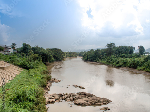 Sky and River in Thailad photo