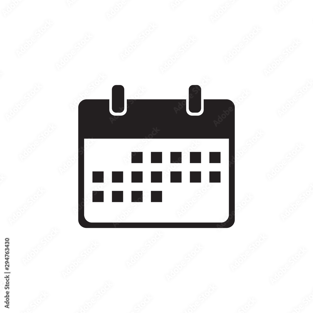 Calendar Icon Flat Vector Illustration Calendar Icon Flat Vector Illustration