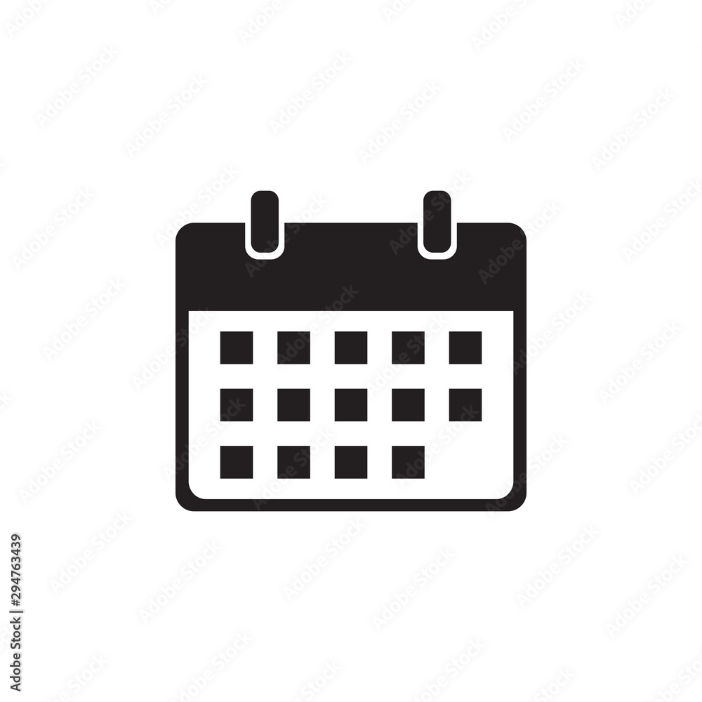 Calendar Icon Flat Vector Illustration Calendar Icon Flat Vector Illustration