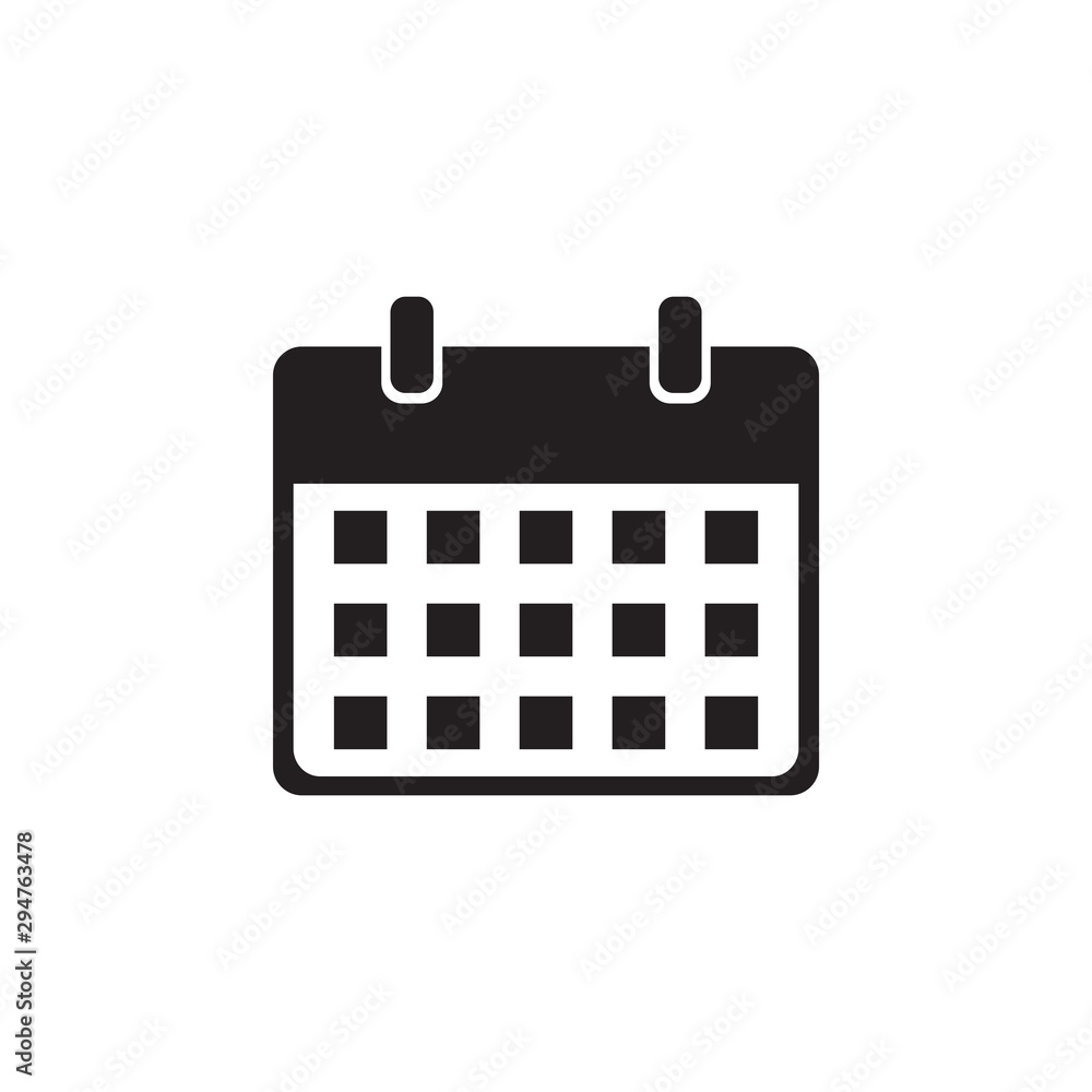 Calendar Icon Flat Vector Illustration Calendar Icon Flat Vector Illustration