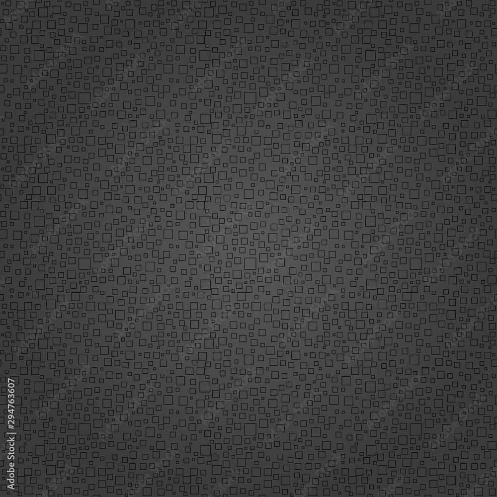 Seamless vector background with random black squares. Abstract ornament. Dotted abstract pattern Seamless vector background with random black squares. Abstract ornament. Dotted abstract pattern