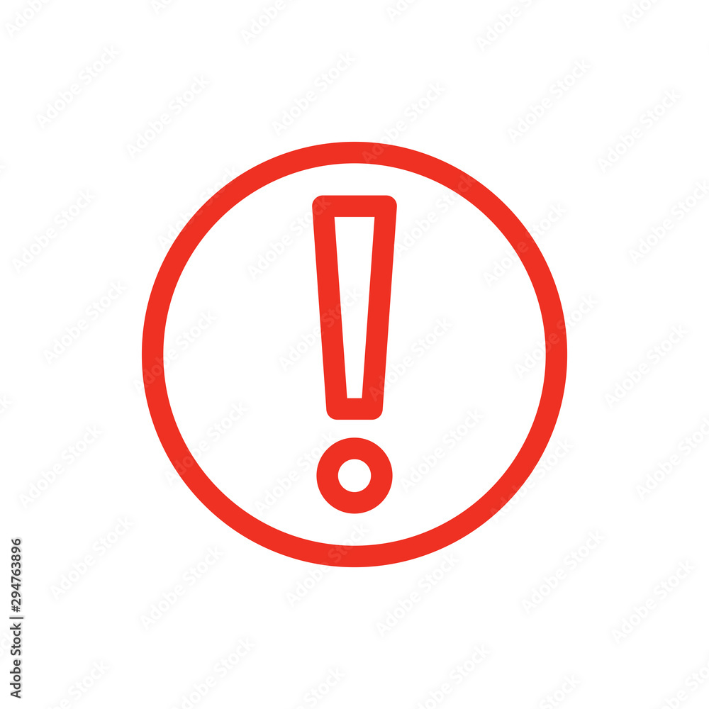 Exclamation Mark Icon Vector Illustration Exclamation Mark Icon Vector Illustration