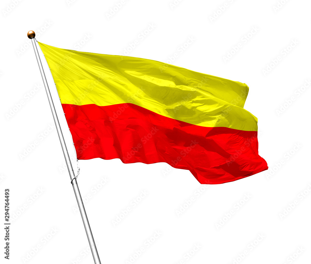 KARNATAKA FLAG WITH WHITE BACKGROUND Stock Photo | Adobe Stock