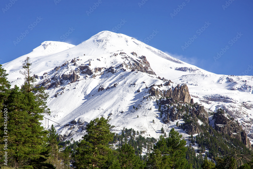 highest point in Europe, Elbrus peak, Elbrus volcano