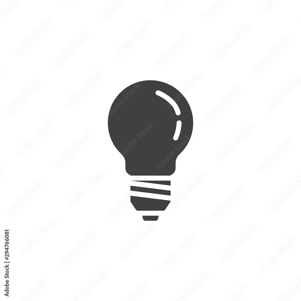Lamp vector icon. filled flat sign for mobile concept and web design. Light bulb glyph icon. Symbol, logo illustration. Vector graphics Lamp vector icon. filled flat sign for mobile concept and web design. Light bulb glyph icon. Symbol, logo illustration. Vector graphics