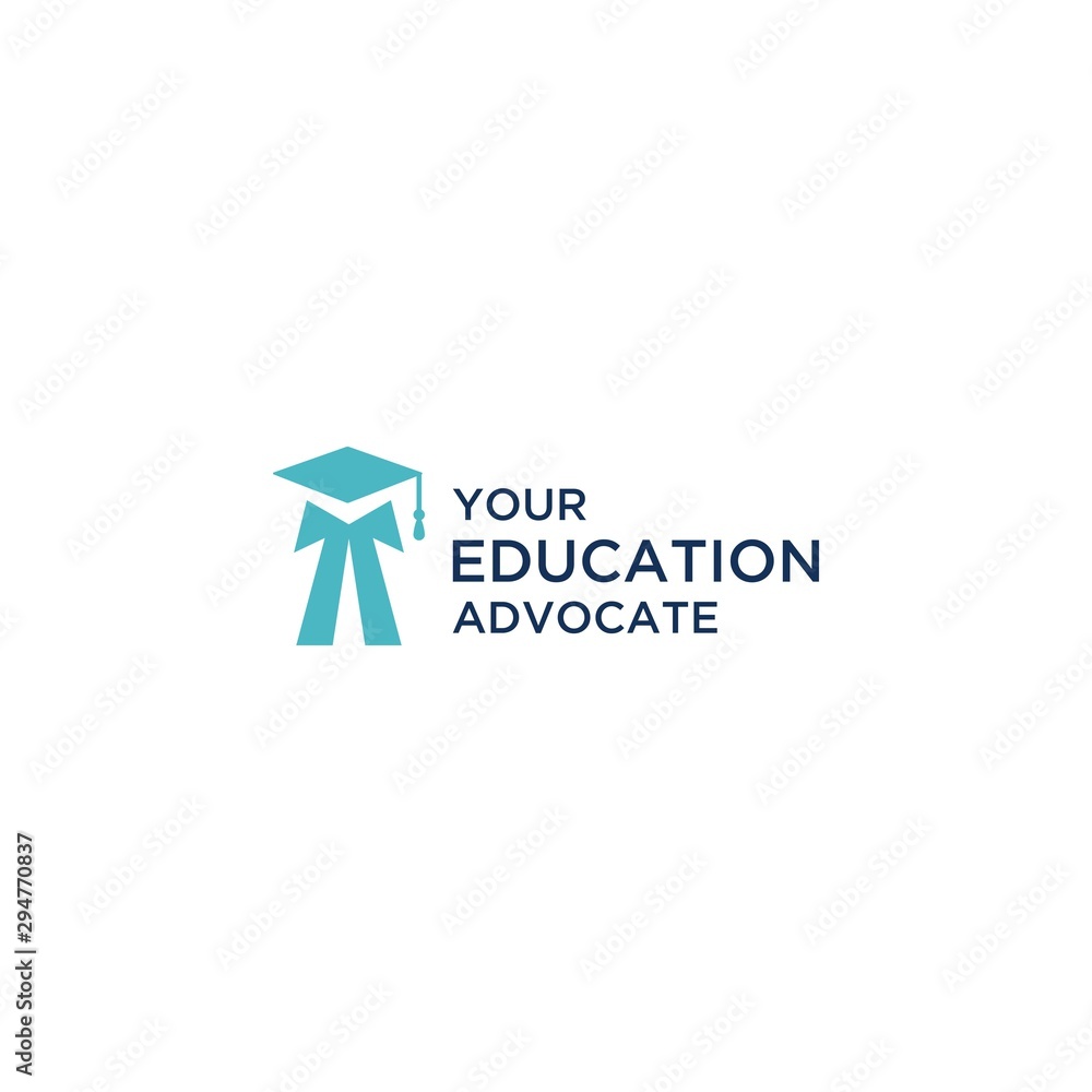 educational design logo, or uniform with a graduation hat educational design logo, or uniform with a graduation hat