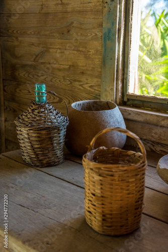 Slave Cabin of a historic Sugar Cane Plantation in Louisiana, USA