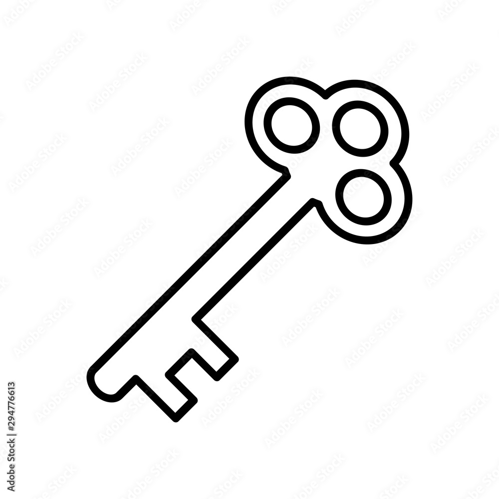 Key icon trendy Key icon trendy