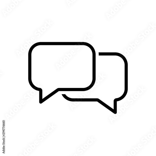 Bubble speech icon