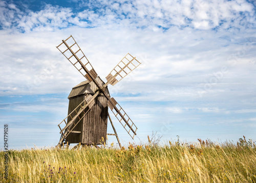 Windmill on   land  Sweden