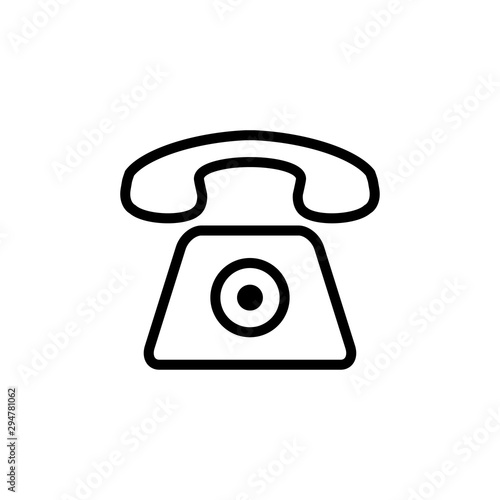 Telephone icon trendy © jambronk
