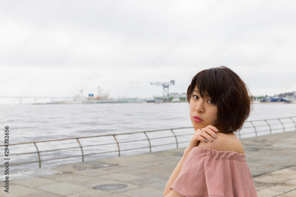 Berry cute Japanese young woman. Berry cute Japanese young woman.