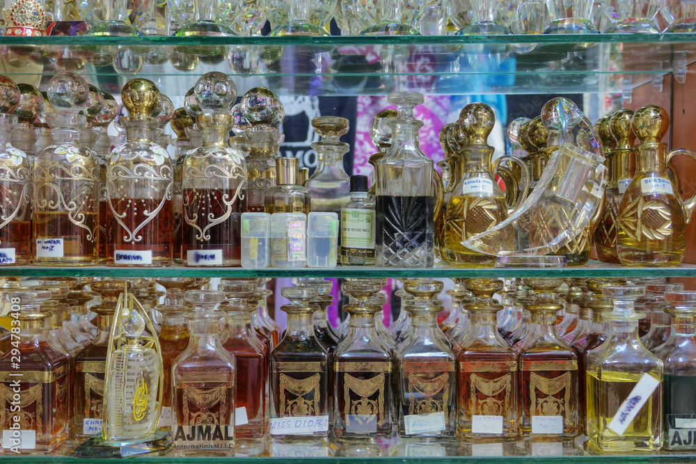 Muscat, Oman  Perfume for sale in the  Sultan Qaboos souk